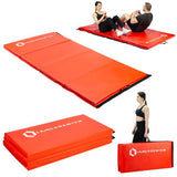 MATERAC GIMNASTYCZNY SKŁADANY 2400x1200 MGS01 MM RED HMS PREMIUM