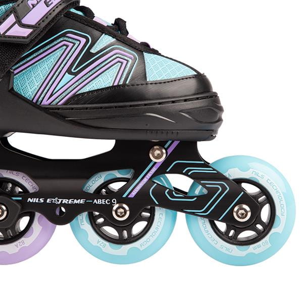 NA14169 A CZARNO-NIEBIESKIE ROLKI NILS EXTREME