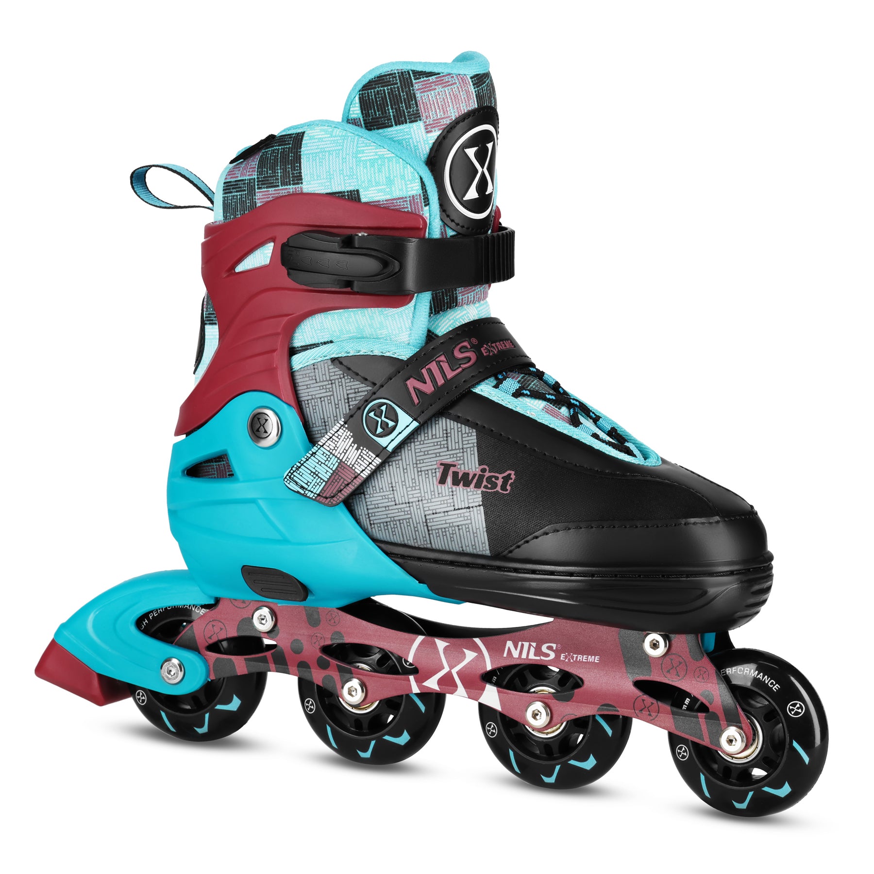 ROLKI TWIST NIEBIESKIE ROZM. L(39-42) NILS EXTREME NA13810