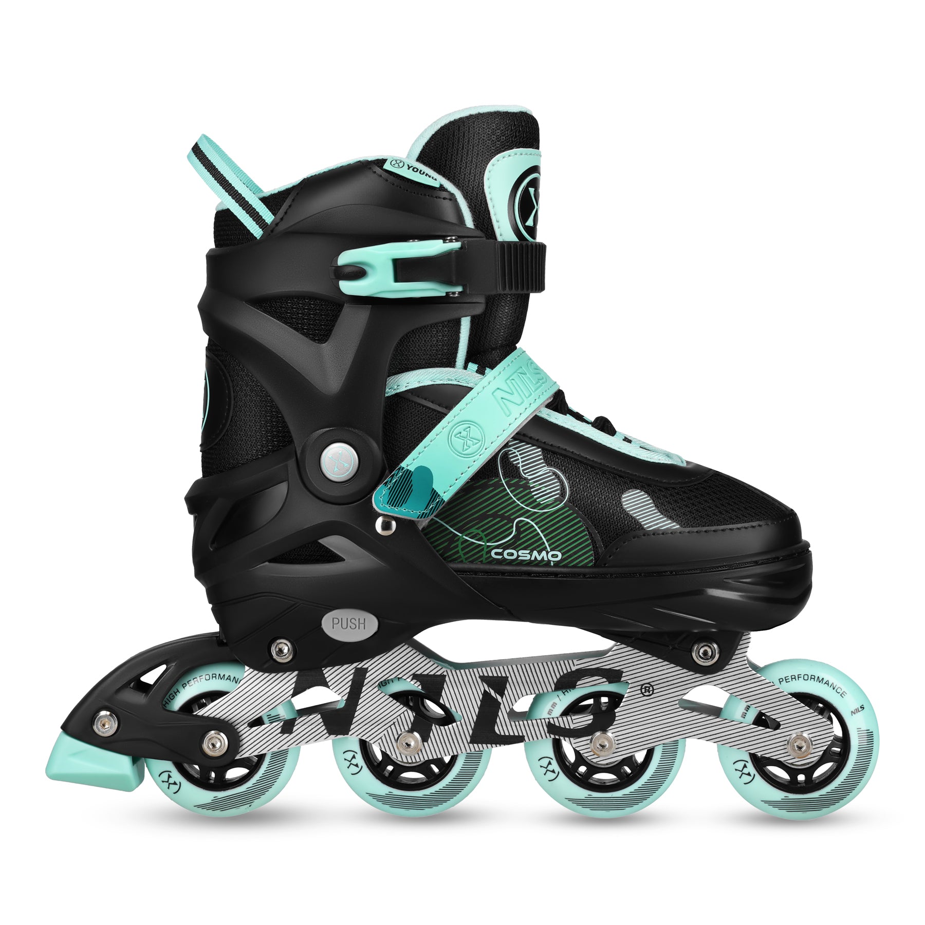 ROLKI COSMO ZIELONE ROZM. M(34-37) NILS EXTREME NA13808