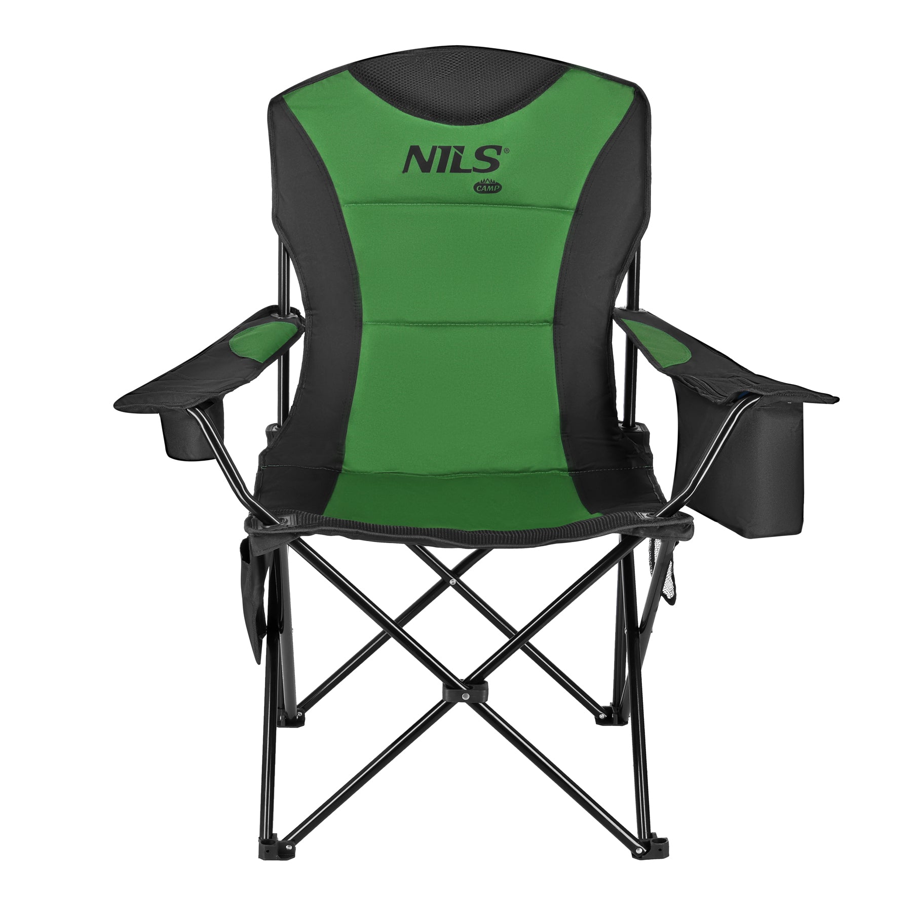 KRZESŁO KEMPINGOWE SKŁADANE KHAKI NILS CAMP NC3501