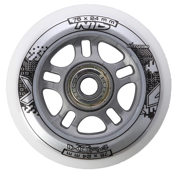 PU 76x24 82A BIAŁE N (4 szt.) + ABEC-7 (8 szt.) ZESTAW NILS EXTREME