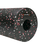 FS115 BLACK/RED DOTS 45CM WAŁEK/ROLLER FITNESS HMS