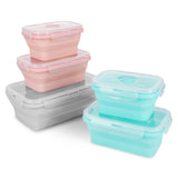 POJEMNIK/LUNCH BOX  SKŁADANY SZARY 1200ML NILS CAMP NC4105