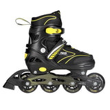 NH11812 A 2w1 BLACK/YELLOW ŁYŻWOROLKI Z WYM. PŁ. HOKEJOWĄ NILS EXTREME