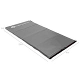 MATERAC GIMNASTYCZNY SKŁADANY 2400x1200 MM MGS01 GRAY HMS PREMIUM