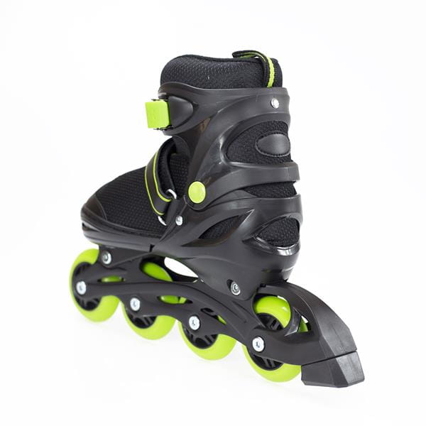 NH7104 A 2w1 BLACK/GREEN ROZM. S ŁYŻWOROLKI Z WYM. PŁ. HOKEJOWĄ NILS EXTREME