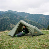 ŚPIWÓR ULTRA LIGHT CZARNO-ZIELONY NILS CAMP NC1705