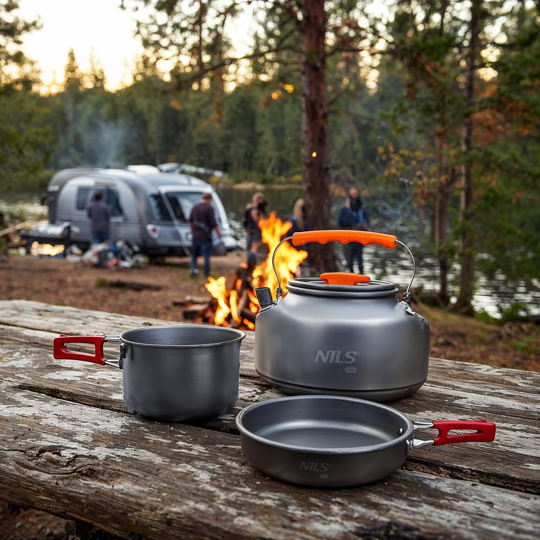 SKŁADANA PATELNIA TURYSTYCZNA 1,6 L NILS CAMP NC17116