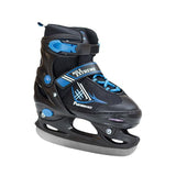 NH7104 A 2w1 BLACK/BLUE ROZM. M ŁYŻWOROLKI Z WYM. PŁ. HOKEJOWĄ NILS EXTREME