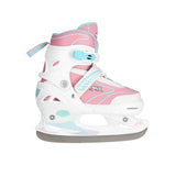 NH11812 A 2w1 WHITE/PINK ŁYŻWOROLKI Z WYM. PŁ. HOKEJOWĄ NILS EXTREME
