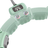 Hula hop magnetyczny zielony HMS HHM14 z wyświetlaczem LCD i obciążeniem