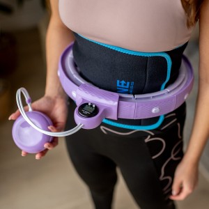 ZESTAW HULA HOP Z OBCIĄŻENIKIEM PLUS PAS FH02+BR160 VIOLET