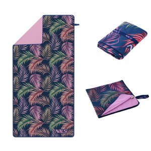 RĘCZNIK Z MIKROFIBRY 160x80 cm NILS NCR14 DŻUNGLA