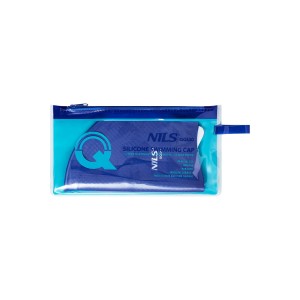 CZEPEK SILIKONOWY DOTS NILS AQUA NQC JEDNOKOLOROWY CIEMNONIEBIESKI