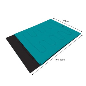 ŚPIWÓR NILS CAMP NC2001 NIEBIESKI PODWÓJNY