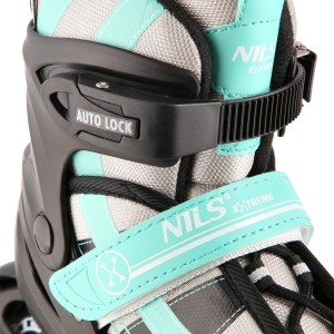 ŁYŻWOROLKI NILS EXTREME NH18366A 2w1 NIEBIESKO-ZIELONE