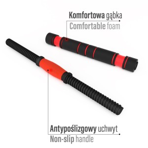 Zestaw treningowy HMS SGN 6w1 hantle, sztanga, kettlebell i podpórki do pompek