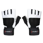 RĘKAWICE NA SIŁOWNIĘ RST04 WHITE-BLACK HMS