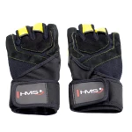RĘKAWICE NA SIŁOWNIĘ RST01 BLACK/YELLOW  HMS