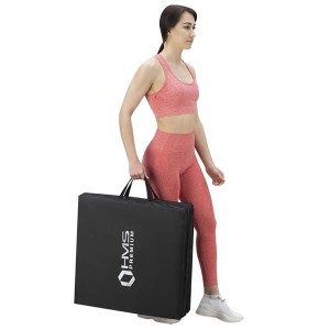 MATERAC GIMNASTYCZNY SKŁADANY 1800x600MM BLACK HMS PREMIUM MGS02