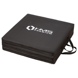 MATERAC GIMNASTYCZNY SKŁADANY 1800x600MM BLACK HMS PREMIUM MGS02