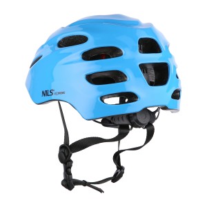 ZESTAW KASK Z OCHRANIACZAMI NIEBIESKI MTW01+H210 NILS EXTREME