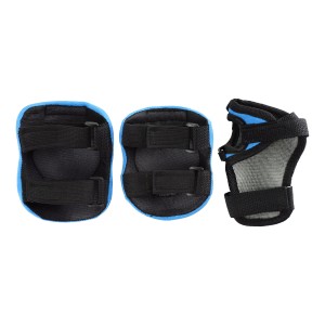 ZESTAW KASK Z OCHRANIACZAMI NIEBIESKI MTW01+H210 NILS EXTREME