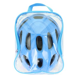 ZESTAW KASK Z OCHRANIACZAMI NIEBIESKI MTW01+H210 NILS EXTREME