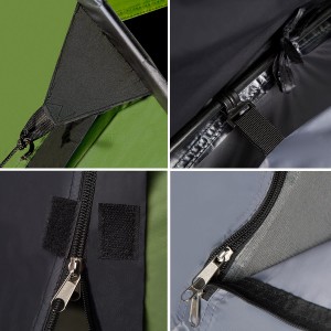 Namiot kempingowy zielony NILS CAMP NC6012 Trekker 4-osobowy