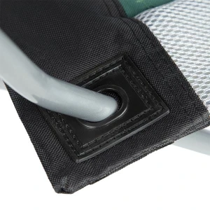 Krzesło turystyczne zielone NILS CAMP NC3080 składane z uchwytem na kubek