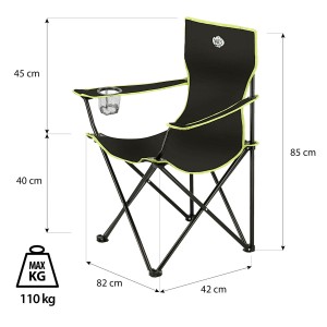 Krzesło turystyczne NILS CAMP NC3044 składane z uchwytem na kubek