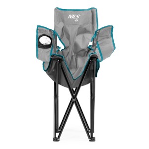 Krzesło turystyczne NILS CAMP NC3044 składane z uchwytem na kubek