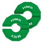 TALERZ NA SPRZĘT DO TRENINGU SIŁOWEGO I FITNESS TYPU NAKŁADKA 2 x 0.25 KG HMS  TSN25