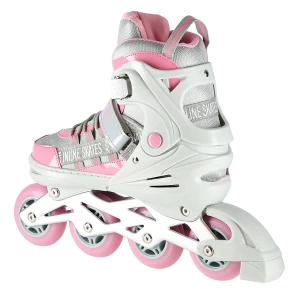 NA1186 RÓŻOWY ROZM. L (39-42)  ŁYŻWOROLKI NILS EXTREME OUTLET