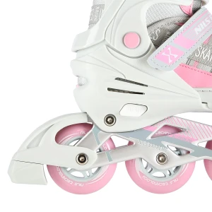 NA1186 RÓŻOWY ROZM. L (39-42)  ŁYŻWOROLKI NILS EXTREME OUTLET