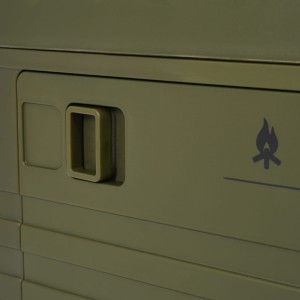 SKRZYNIA KEMPINGOWA Z POKRYWĄ SKŁADANA ZIELONA 50L NILS CAMP NCB4003