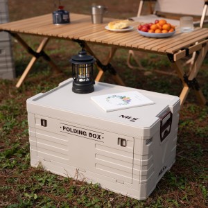 SKRZYNIA KEMPINGOWA Z POKRYWĄ SKŁADANA 50L NILS CAMP  NCB4004
