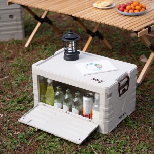 SKRZYNIA KEMPINGOWA Z POKRYWĄ SKŁADANA 50L NILS CAMP  NCB4004