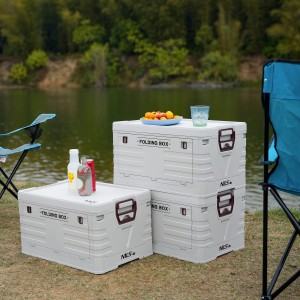 SKRZYNIA KEMPINGOWA Z POKRYWĄ SKŁADANA 50L NILS CAMP  NCB4004