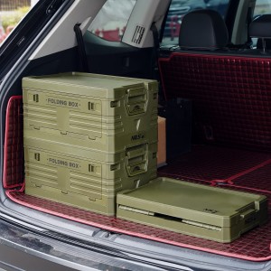 SKRZYNIA KEMPINGOWA Z POKRYWĄ SKŁADANA  50L NILS CAMP NCB4001