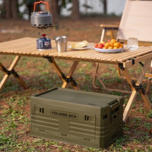SKRZYNIA KEMPINGOWA Z POKRYWĄ SKŁADANA  50L NILS CAMP NCB4001