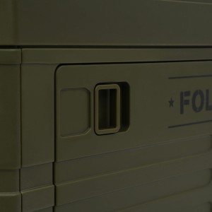 SKRZYNIA KEMPINGOWA Z POKRYWĄ SKŁADANA  50L NILS CAMP NCB4001