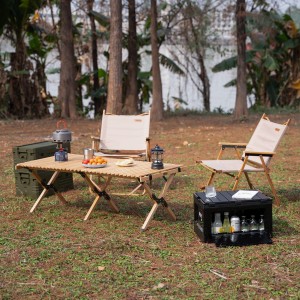 SKRZYNIA KEMPINGOWA Z FUNKCJĄ STOŁU SKŁADANA  2W1 50L NILS CAMP NCB4006