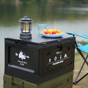 SKRZYNIA KEMPINGOWA Z FUNKCJĄ STOŁU SKŁADANA  2W1 50L NILS CAMP NCB4006