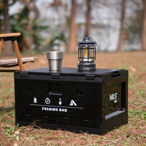 SKRZYNIA KEMPINGOWA Z FUNKCJĄ STOŁU SKŁADANA  2W1 50L NILS CAMP NCB4006