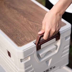 SKRZYNIA KEMPINGOWA Z FUNKCJĄ STOŁU SKŁADANA 2W1 50L NILS CAMP NCB4002