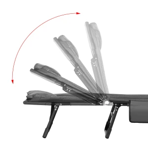 ŁÓŻKO TURYSTYCZNE SKŁADANE SZARE 200 CM NILS CAMP NC2720