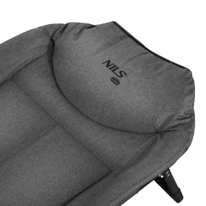 ŁÓŻKO TURYSTYCZNE SKŁADANE SZARE 200 CM NILS CAMP NC2720