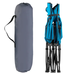 ŁÓŻKO POLOWE NIEBIESKIE 188 CM NILS CAMP NC2701